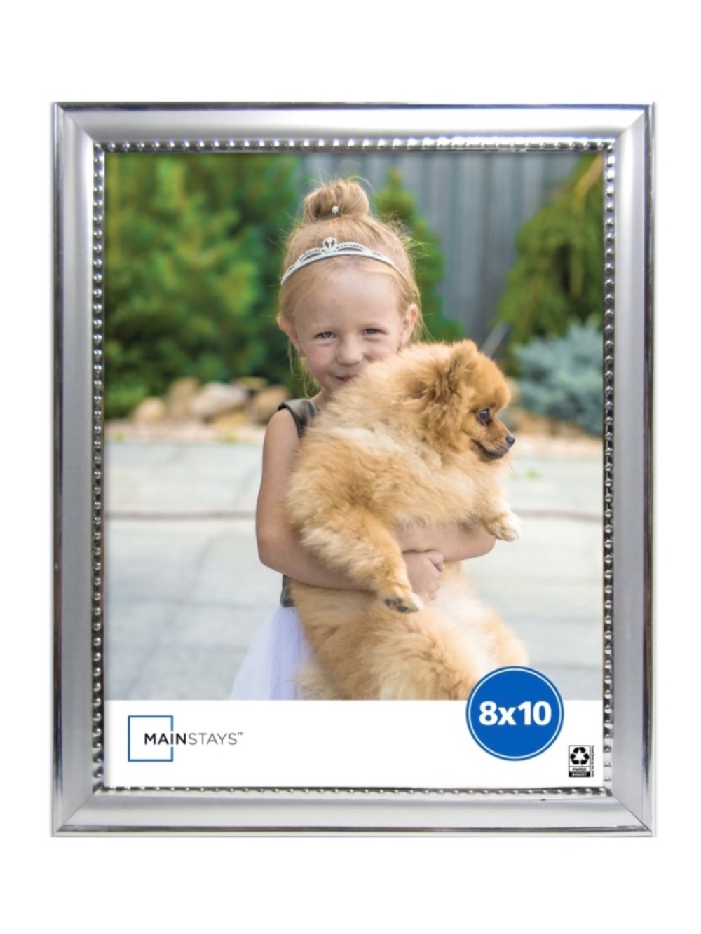 Silver Bead 8 x 10 Photo Frame set of 2
